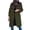 Army Green, variant on Vedolay Tops Women's Casual Office Long Sleeve Open Front with Button Suit Jacket,Light Blue M