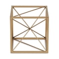 thumbnail image 3 of Cheungs Small Decorative Golden Cube With Abstract Center Design, 3 of 3