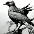 thumbnail image 2 of Regal Portrait - Majestic Birds Canvas Wall Art, 2 of 2