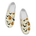 thumbnail image 2 of POLERO Womens Black Bat and Pumpkin Mules Shoes Cute Halloween Shoes for Ladies Mother, Slip On Open Back Casual Shoes for Holiday Party, 2 of 7