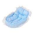 thumbnail image 1 of Cama para Gatos de Princesa Perfecl Cama para Perros Base Antideslizante Suave y Encantadora Azul 60 cm x 40 cm x 13 cm, 1 of 8