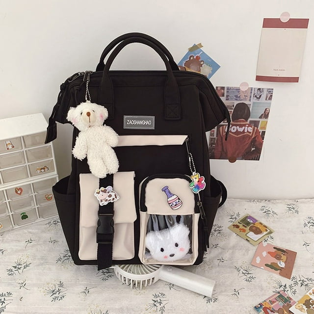 LSLJS Fashion Cute Large Capacity Students Schoolbag Backpack Outdoor Portable Travel Bag Luggage Bag, Kid's Backpacks