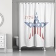 thumbnail image 2 of Creative Products 1776 Star 71x74 Shower Curtain, 2 of 2