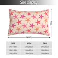 thumbnail image 2 of Fotbe Starfish Funda de Almohada Decorativa Estilo Occidental, Lujo en Algodón, Fundas para Almohadas King, Cojín Estampado para Decoración del Hogar-16"x24", 2 of 6
