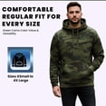 thumbnail image 3 of BILLIONHATS 24 Pack Wholesale Green Camo Hoodie Sweatshirts, Mens Heavyweight Fleece Lined Pullover Hoodies, Bulk Adults Sweatshirts, Homeless Donation (2X-Large), 3 of 7
