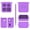 purple, variant on Audio player protective case For Yoto Mini Small Audio Player - Type A