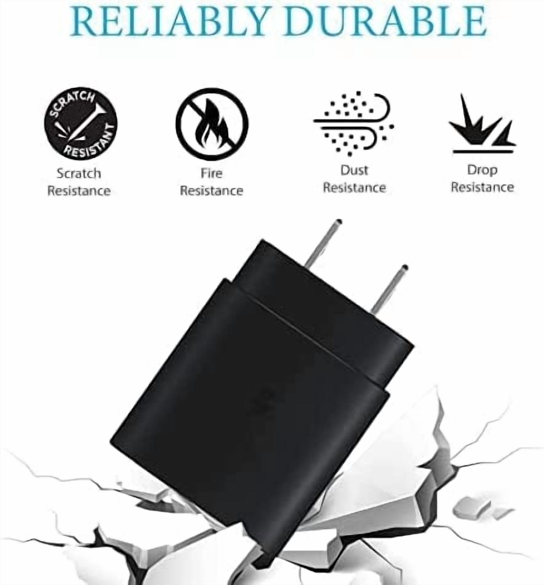 for Nokia 5.3 Super Fast Charger USB Type C Kit, PD 25W USB C Super Fast Charging Wall Charger with USB C Type C Cable - Black