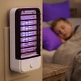 thumbnail image 4 of Gustave 2Pcs Electric Bug Zapper Indoor Plug in Mosquito Killer Lamp Flying Insect Traps with UV Lights - Black, 4 of 10