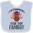 Blue and White, variant on Inktastic Thanksgiving Girl Turkey Thankful for Family Girls Baby Bib