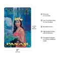 thumbnail image 2 of Tahiti - Tahitian Women of the World- Pan American World Airways - Vintage Airline Travel Poster c.1964 - 8 x 12 inch Vintage Metal Tin Sign, 2 of 4