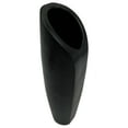 thumbnail image 3 of Bergamo Art 11" Tall Decorative Handmade Aluminum Modern Flower Vase in Black, 3 of 4