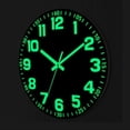 thumbnail image 2 of 12inch Wall Clocks Glow In the Dark Clock Silent Wall Clock, 2 of 5