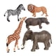 thumbnail image 4 of Modelo de animales , juego de figuras de animales, juego de animales de la selva para suministros de fiesta, decoración de escritorio para, 4 of 8