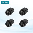 thumbnail image 3 of Uxcell 30 Ensembles M4x8mm Vis en Plastique Nylon Tête Ronde Boulons Phillips Écrous Hexagonaux Kit Assortiment de Rondelles, Fixations de Boulons à Filetage Complet pour Assemblage de Machine DIY, Noir, 3 of 7