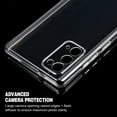 thumbnail image 3 of Samsung Galaxy Note 20 Phone Clear Case Hybrid [HD Crystal Clear] Ultra Slim Soft Flexible Silicone Gel TPU Protective Armor Case Clear Transparent Back Cover for Samsung Galaxy NOTE 20 / 6.7inch, 3 of 6