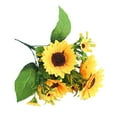 thumbnail image 1 of 1 ramo de girasol artificial para decoración del hogar (amarillo), 1 of 6