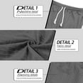 thumbnail image 4 of FDGIU Men's Casual Jogger Pants - Drawstring Waistband with Pockets‌, Breathable Stretch Fabric, Sweatpants for Workout, 4 of 7