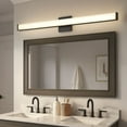 thumbnail image 4 of 52008BK-Maxim Lighting-Spec-LED Bath Vanity Light-Minimalistic Contemporary Style-Black Finish-48 Inch Size, 4 of 5