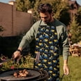 thumbnail image 4 of Cartoon Construction Vehicles Stars Apron-Garden Aprons for Women with Pockets-Cotton Linen Waterproof Kitchen Cooking Gardening Aprons Adjustable for Kitchen,Cooking,BBQ and Salon 33x27 Inch, 4 of 7