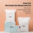 thumbnail image 2 of Jordan Judy Thick Double-sided Makeup Cotton Pad 2 Packs Travel, 2 of 8