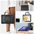 thumbnail image 6 of Case for Lenovo Tab 10.1 inch 2025 Release (TB-311FU/TB-311XU), 360 Rotating Stand Handle Pencil Holder Shoulder Strap Heavy Duty Shockproof Cover, Black, 6 of 7