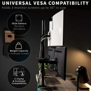 VIVO Triple Monitor Desk Mount Stand, Heavy Duty, 3 Computer Screens up to 30