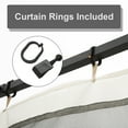 thumbnail image 4 of Outdoor Lighting Outsunny 10' x 10' Replacement Mesh Sidewall Netting for Patio Gazebos and Canopy Tents with Zippers (Sidewall Only), Cream,Outdoor String Lights, 4 of 5