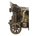 thumbnail image 5 of Rustic Western Covered Wagon With Wheels And Horseshoe Cross 6"X4" Picture Frame, 5 of 10