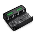 thumbnail image 5 of EBL 8-Slot LCD USB Battery Charger with USB Port for AA AAA C D Size Ni-MH Rechargeable Batteries, 5 of 10