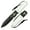 Black PVD Blade/Black PVD Steel+White G10 Inlay Handle, variant on CJRB Locust Pocket Folding Knife, J1951-BG