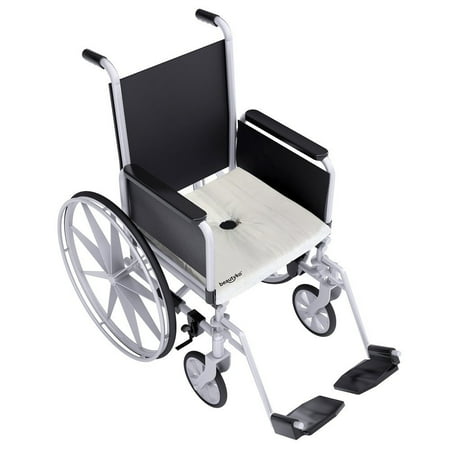 Muzza Inc Lightweight Memory Foam Seat Cushion for Back Pain Relief Ideal for Office Chair And Car Seat