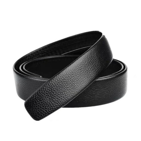 No Buckle Belt Leather Belt Without Buckle For Men Leather Automatic Belt Men Belt No Buckle Men Waistband Pant Belt