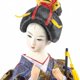 thumbnail image 3 of Asian Decor Geisha Figurine Decorative Item Indoor Desk Red Resin Tabletop Ornament 1Pcs, 3 of 4