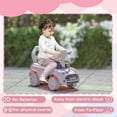 thumbnail image 5 of Qaba Toddler Ride on Toy, Foot to Floor Sliding Car w/ Horn, Working Steering Wheel, No Tip Anti-Over-Backward System for 18-36 Months, Pink, 5 of 9