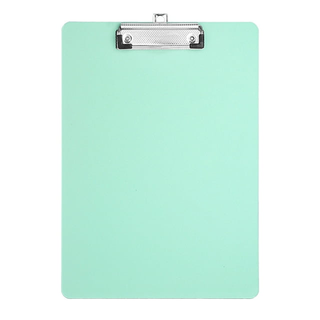 Green A4 Folder Board With Hook Thickened Writing Clip Board Office School Supplies Document Organizer Student Homework Clipboard File Storage Green