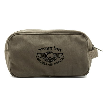 Israeli Air Force Canvas Shower Kit Travel Toiletry Bag (Firestone Air Bag Kits Best Price)