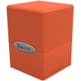 thumbnail image 1 of Boîte de Rangement en Satin Cube : Orange Citrouille, 1 of 2