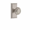 thumbnail image 4 of Grandeur 825287 Carre Solid Brass Rose Privacy Door Knob Set - Grey, 4 of 7