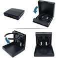 thumbnail image 5 of Portavasos plegable negro ajustable para barco, caravana marina, 5 of 5