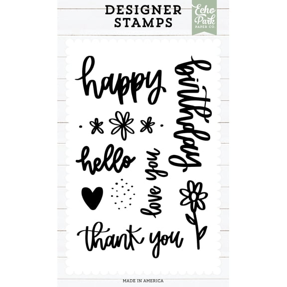 Love You Sentiments Stamp Set