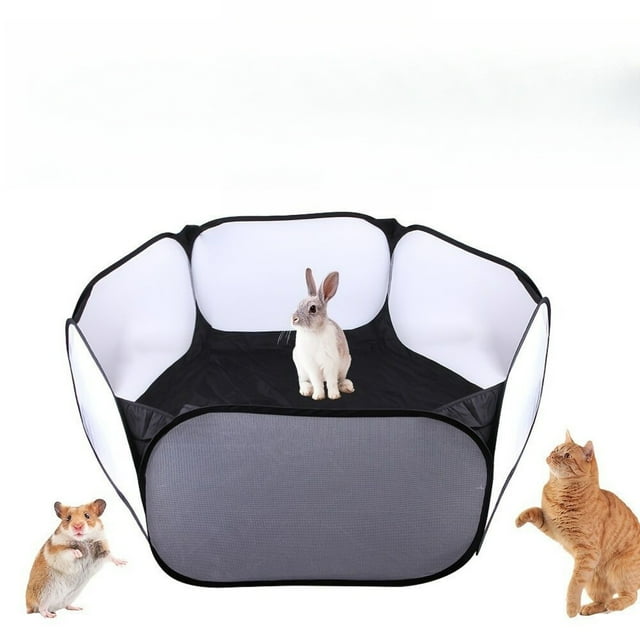 Pet Playpen Foldable Portable Pet Fence For Dogs Cats Small Animals Durable Polyester Indoor Outdoor Universal Pet Barrier - Pet Category Solution