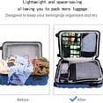 thumbnail image 3 of Simplify Living Compression Packing Cubes for Travel, Tripped Compression Packing, 5 Set Compressible, Travel Essentials (white), 3 of 6