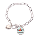thumbnail image 1 of El arqueólogo más genial y loco. Pulsera de cadena de corazón joyería encanto moda, 1 of 3