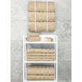 thumbnail image 5 of American Soft Linen Luxury 4 Piece Bath Towel Set, 100% Cotton Turkish Bath Towels for Bathroom, Beige, 5 of 10