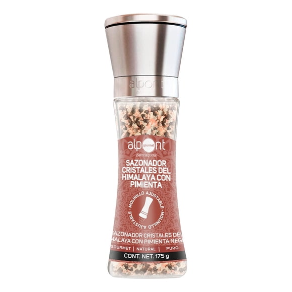 Alpont Gourmet Molinillo Sal Del Himalaya Y Pimienta 175 G