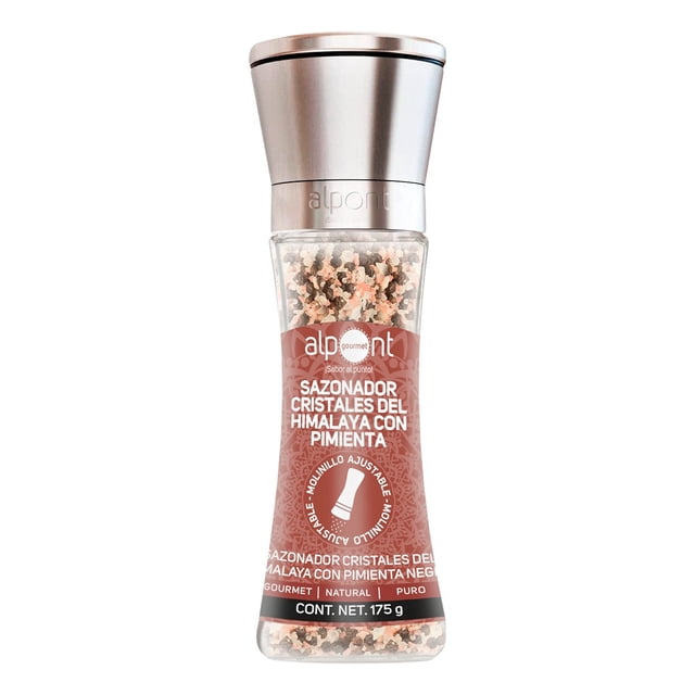 Alpont Gourmet Molinillo Sal Del Himalaya Y Pimienta 175 G