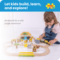 thumbnail image 4 of Bigjigs Rail - Safari Train Set, 4 of 7