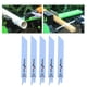 thumbnail image 3 of Saw Blade Jigsaw Blade Hand Saw Blade Saber Saw Blade 5Pcs Metal Reciprocating Saw Blade Woodworking Cutter Kit Power Tool 150mm / 5.9inS922BF ANGGREK AF1011, 3 of 8