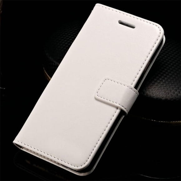 Magnetic Leather Wallet Stand Case Cover Card Holder For Samsung Galaxy S21 (White)