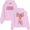 thumbnail image 2 of Flim Flam Merch FF Cherub Flame Pink LOGO Hoodies Hooded Men Women Long Sleeve Pullover, 2 of 3